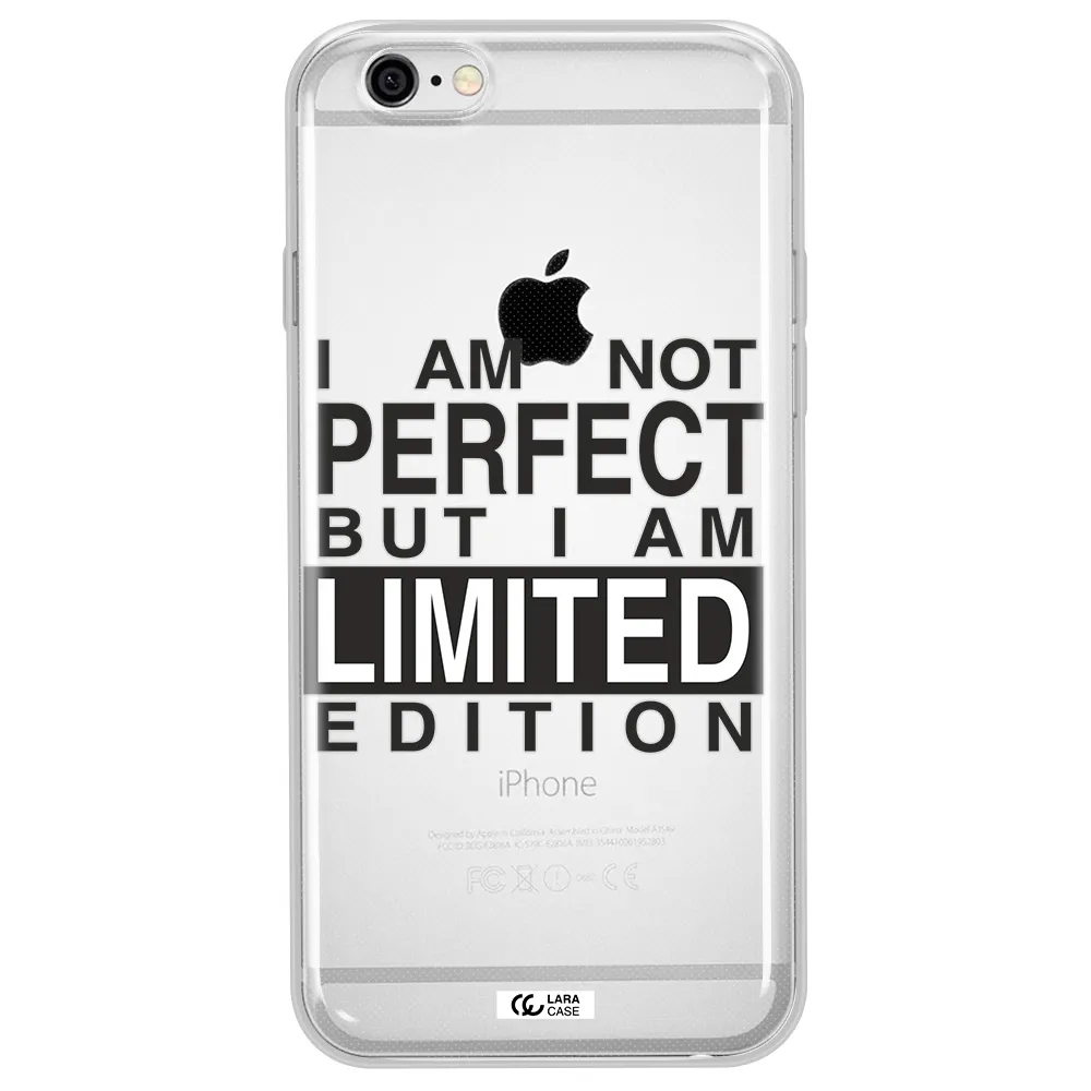 I Am Not Perfect Apple iPhone 6 plus Clear TPU Case