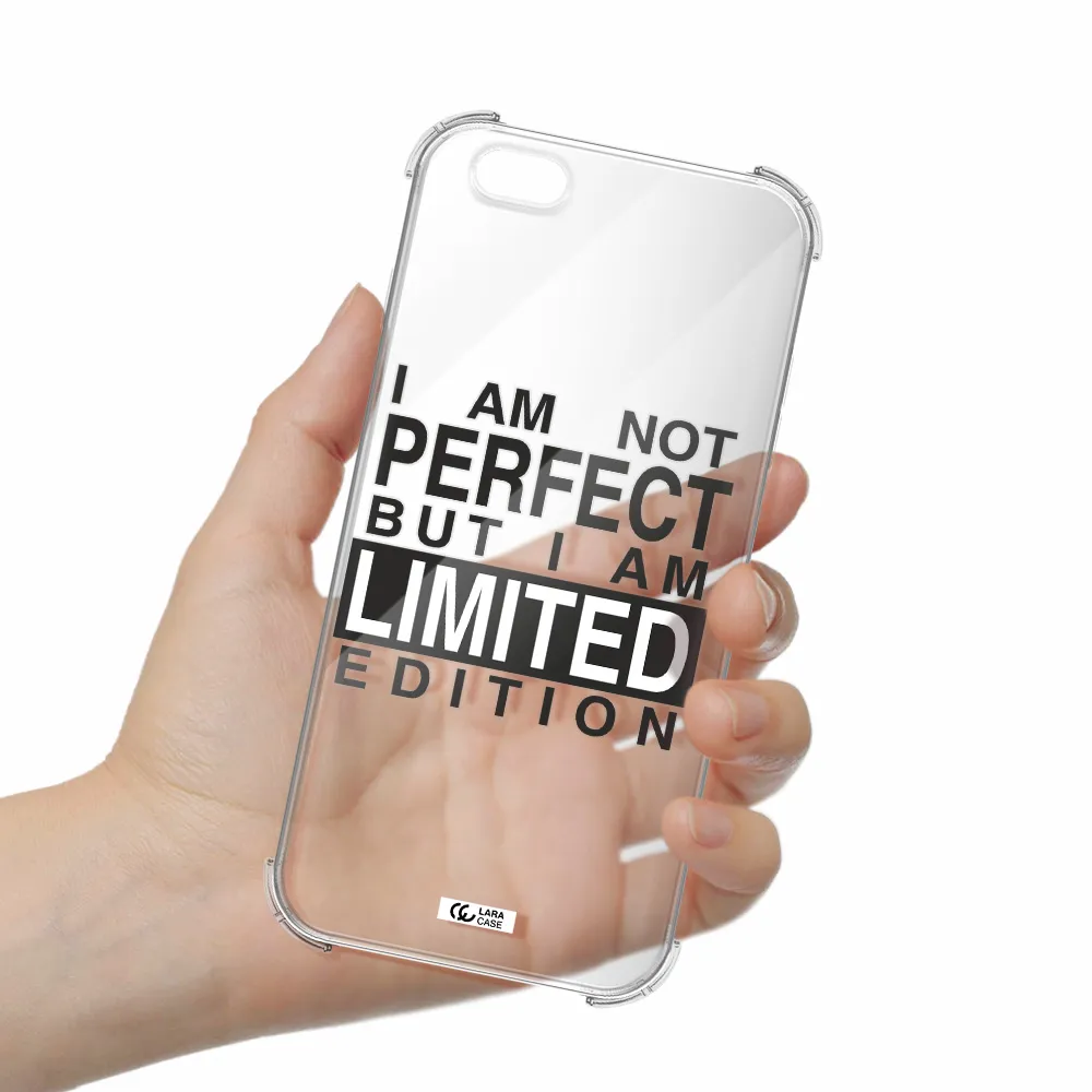 I Am Not Perfect Apple iPhone 6 s plus Clear PC Case