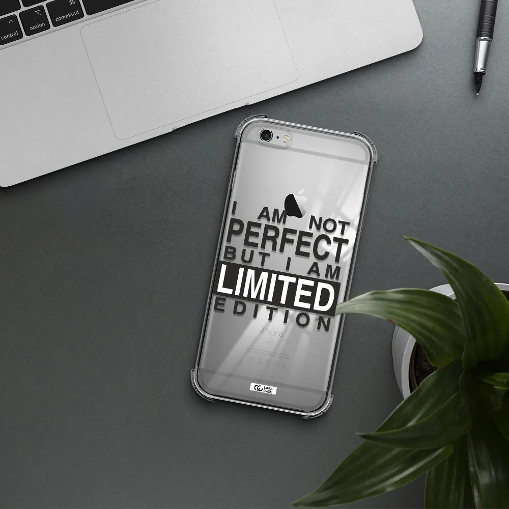 I Am Not Perfect Apple iPhone 6 s plus Clear PC Case