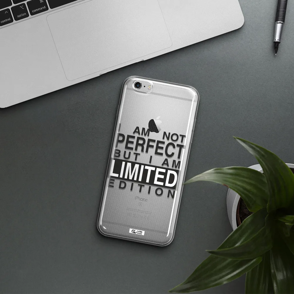 I Am Not Perfect Apple iPhone 6 s plus Clear TPU Case