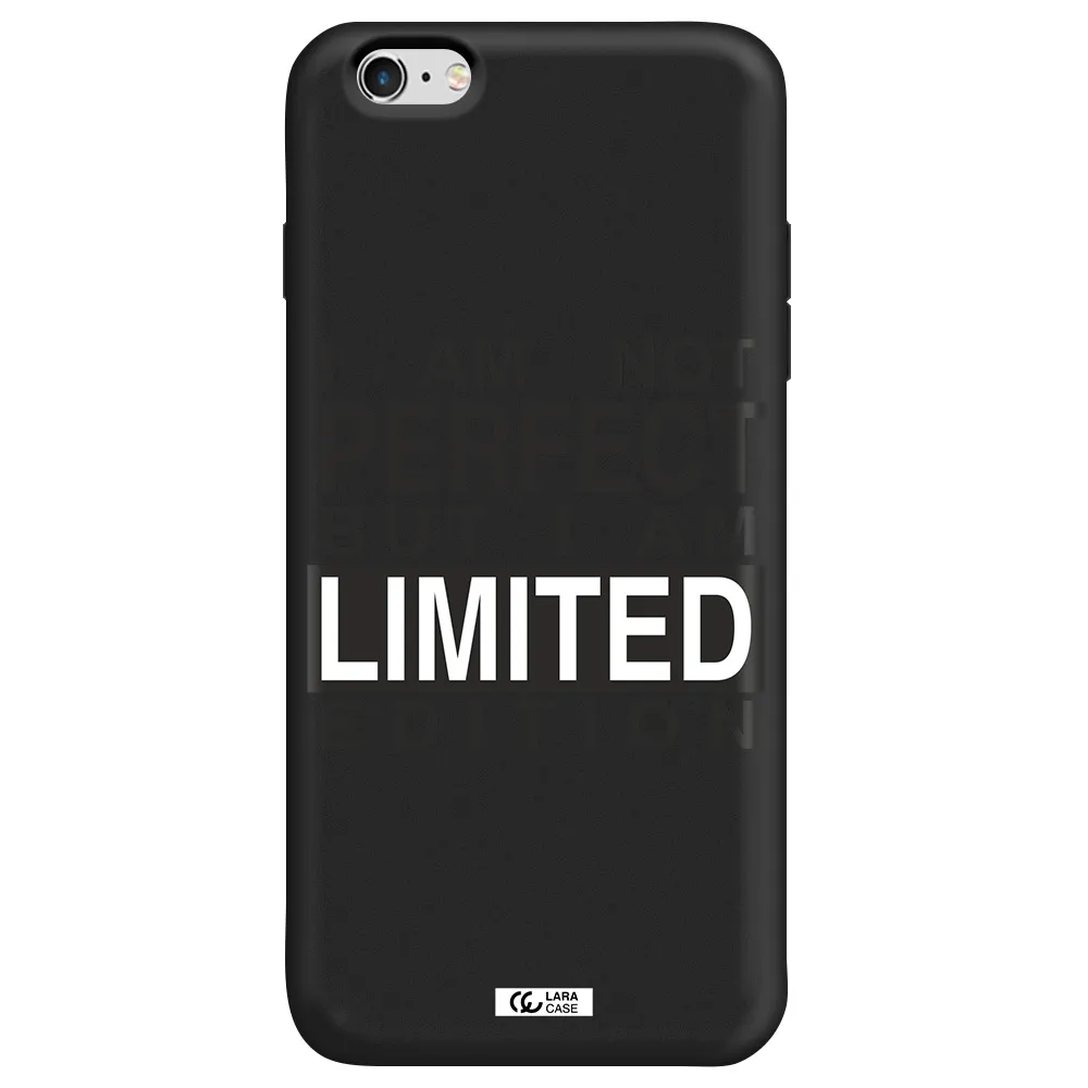 I Am Not Perfect Apple iPhone 6 s plus Silicone black Case