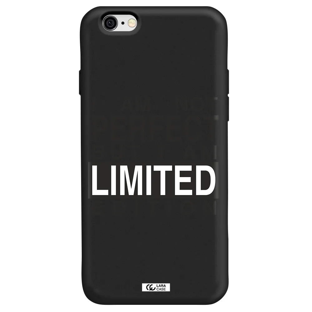 I Am Not Perfect Apple iPhone 6 Silicone black Case