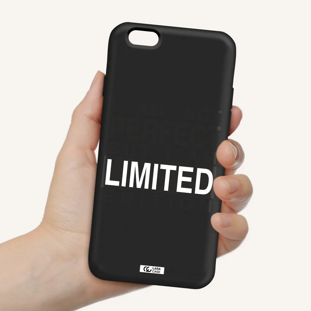 I Am Not Perfect Apple iPhone 6 Silicone black Case
