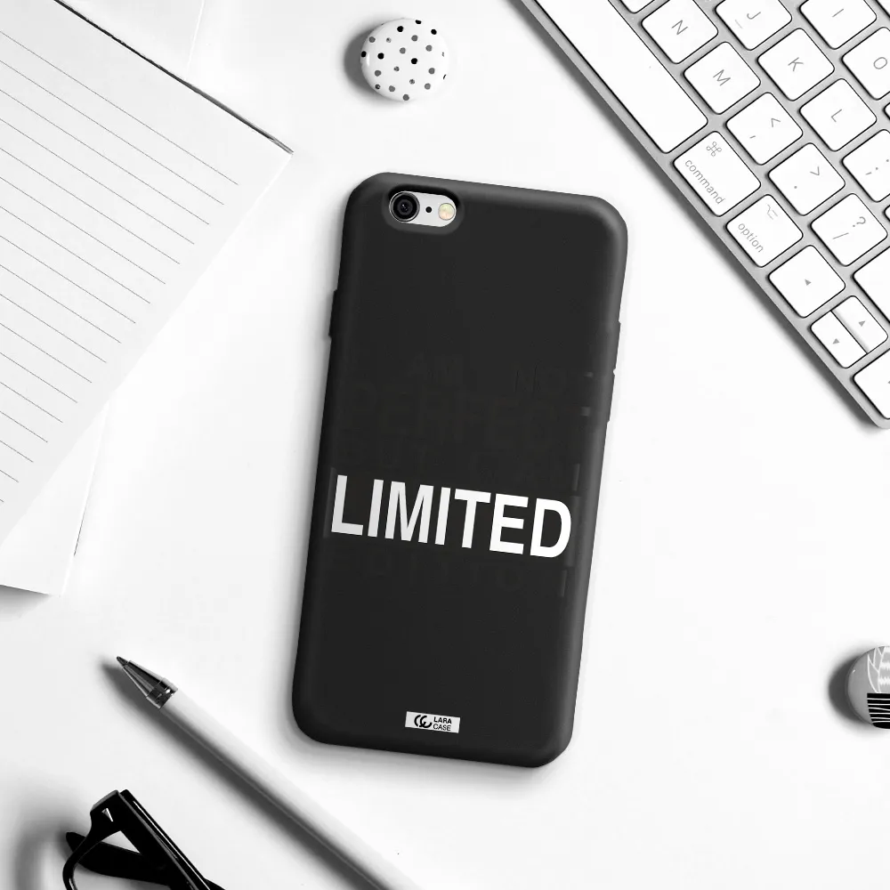 I Am Not Perfect Apple iPhone 6 Silicone black Case