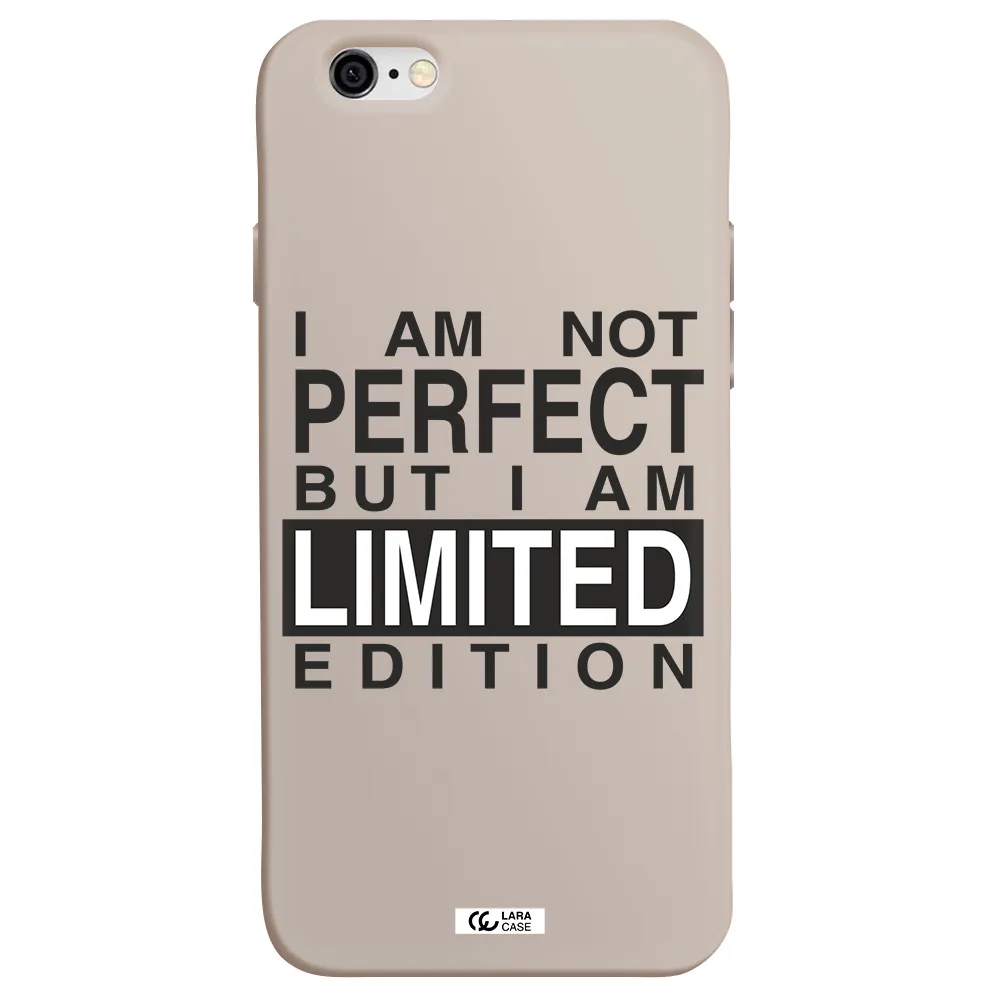 I Am Not Perfect Apple iPhone 6 Silicone Stone Case
