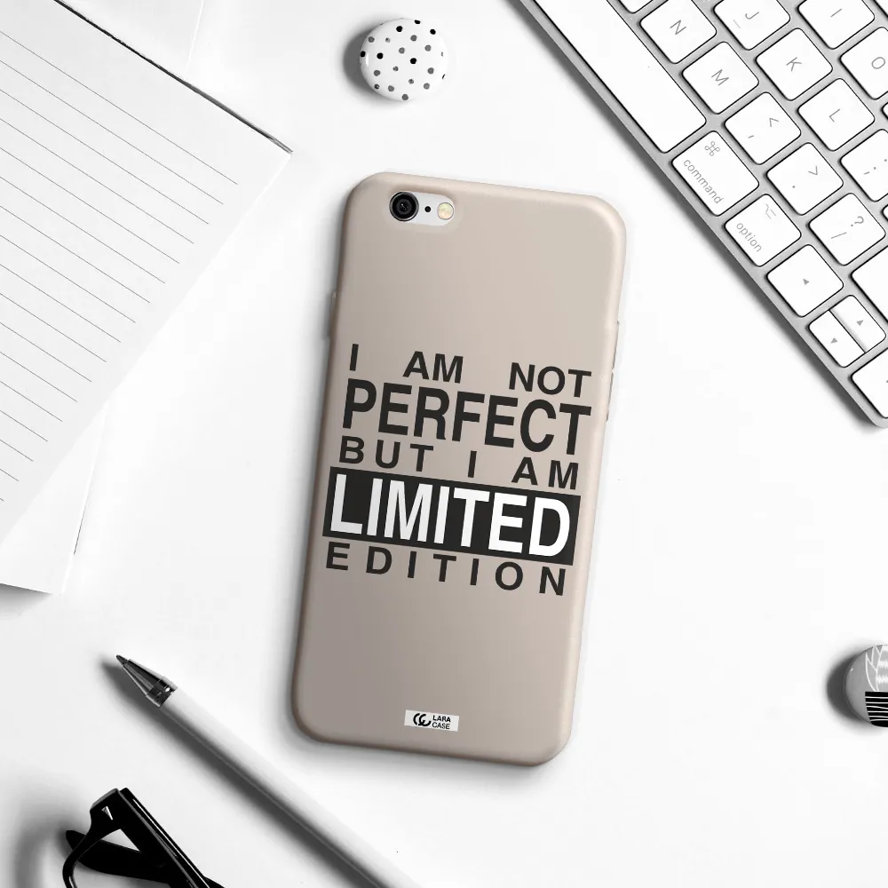 I Am Not Perfect Apple iPhone 6 Silicone Stone Case