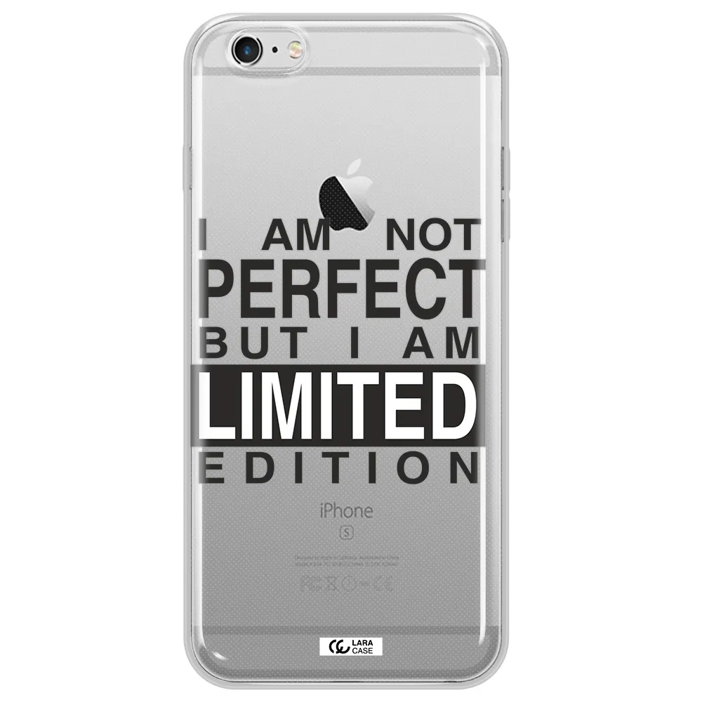 I Am Not Perfect Apple iPhone 6S Clear TPU Case