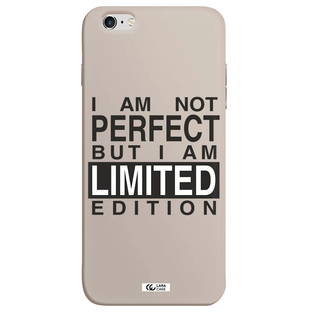 I Am Not Perfect Apple iPhone 6S Silicone Stone Case