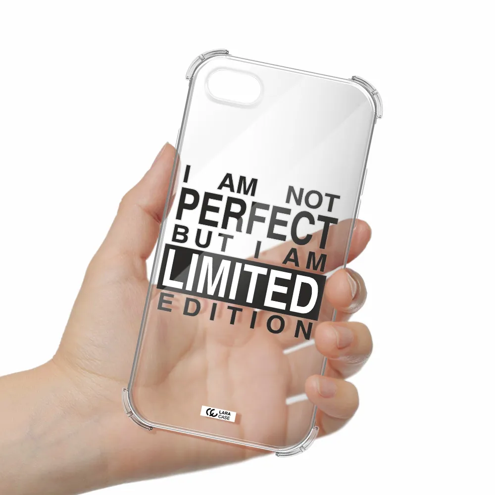 I Am Not Perfect Apple iPhone 7 Clear PC Case
