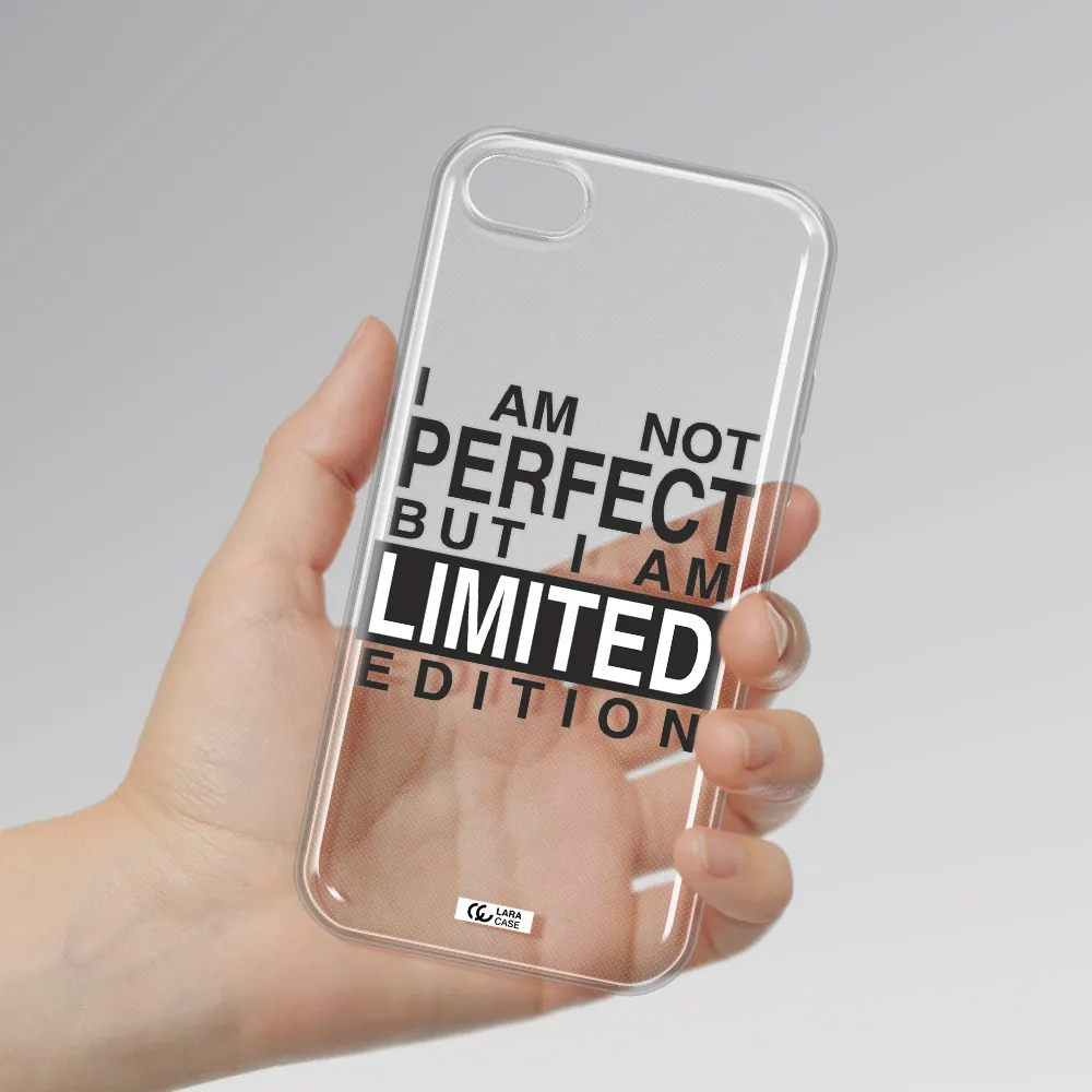 I Am Not Perfect Apple iPhone 7 Clear TPU Case