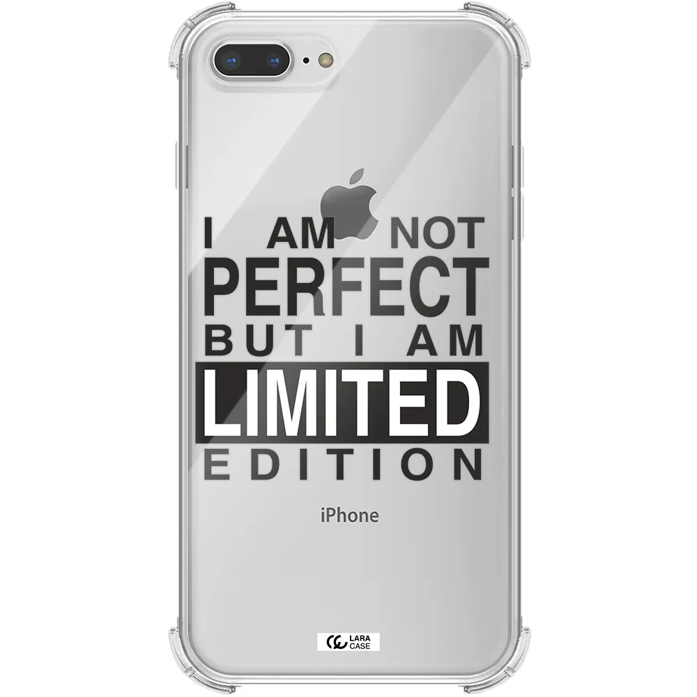 I Am Not Perfect Apple iPhone 7 plus Clear PC Case