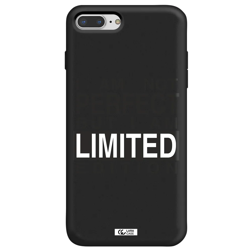 I Am Not Perfect Apple iPhone 7 plus Silicone black Case