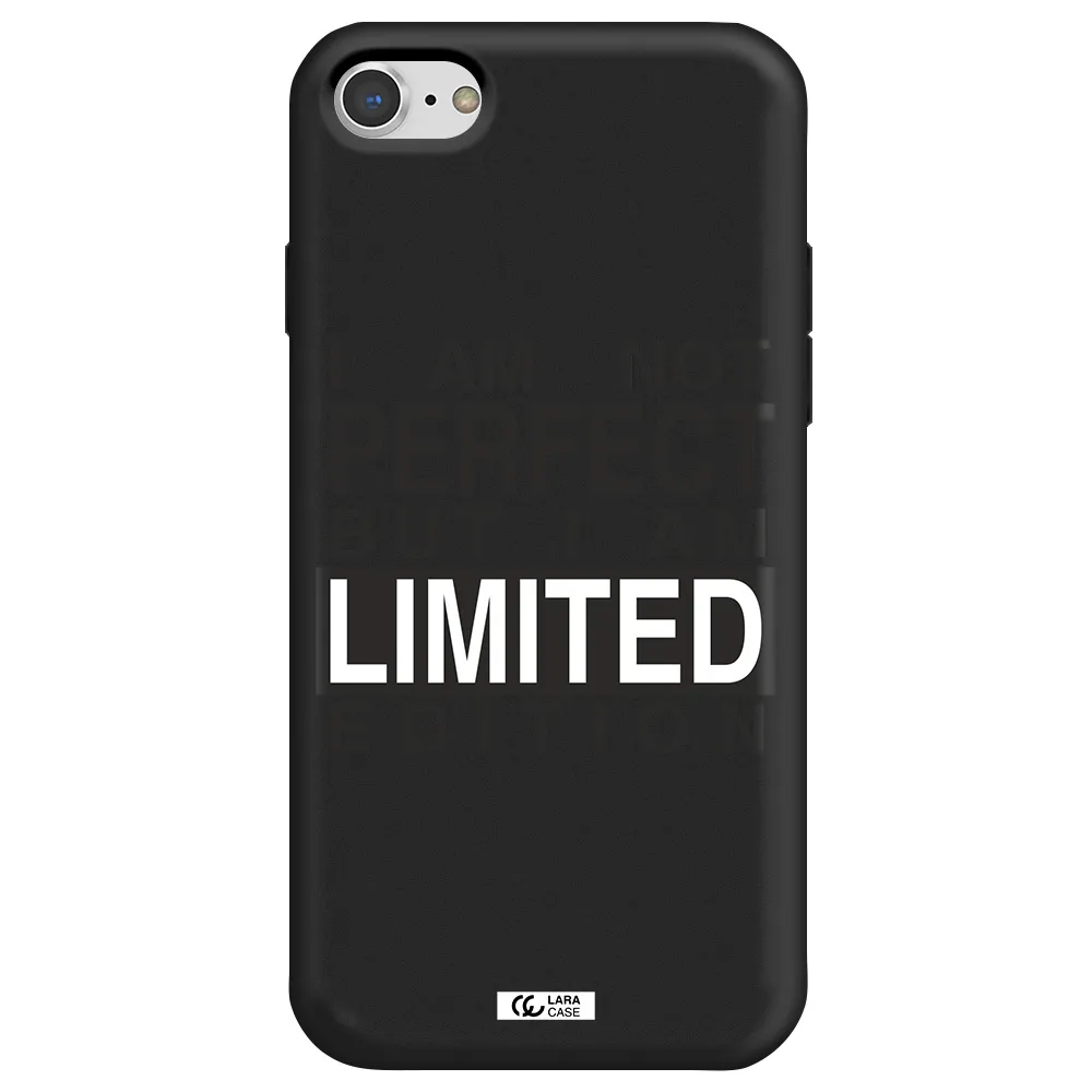 I Am Not Perfect Apple iPhone 7 Silicone black Case
