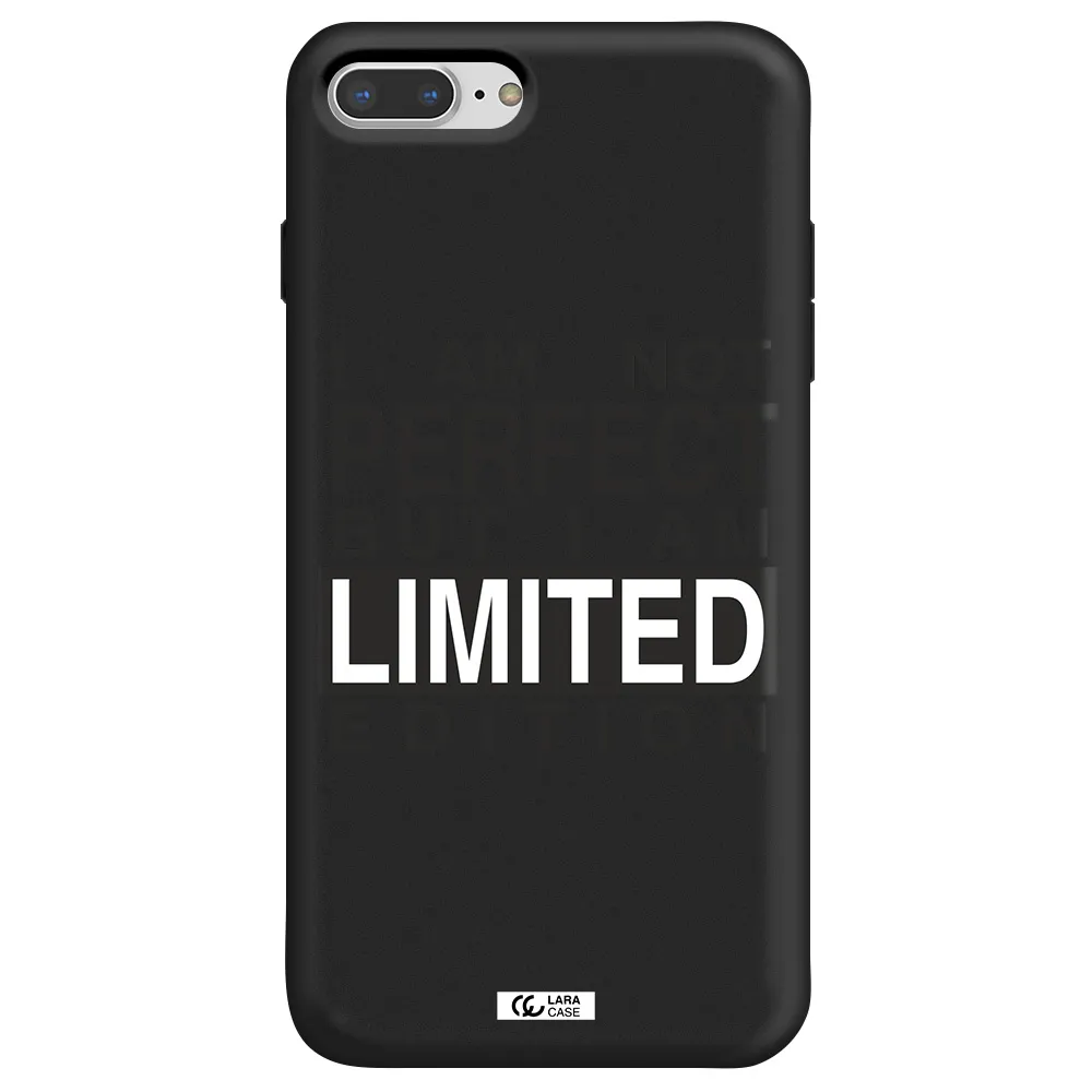 I Am Not Perfect Apple iPhone 8 plus Silicone black Case