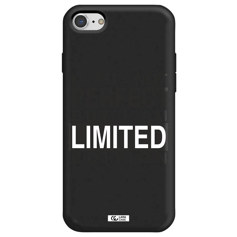 I Am Not Perfect Apple iPhone 8 Silicone black Case