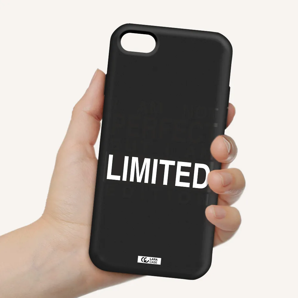 I Am Not Perfect Apple iPhone 8 Silicone black Case