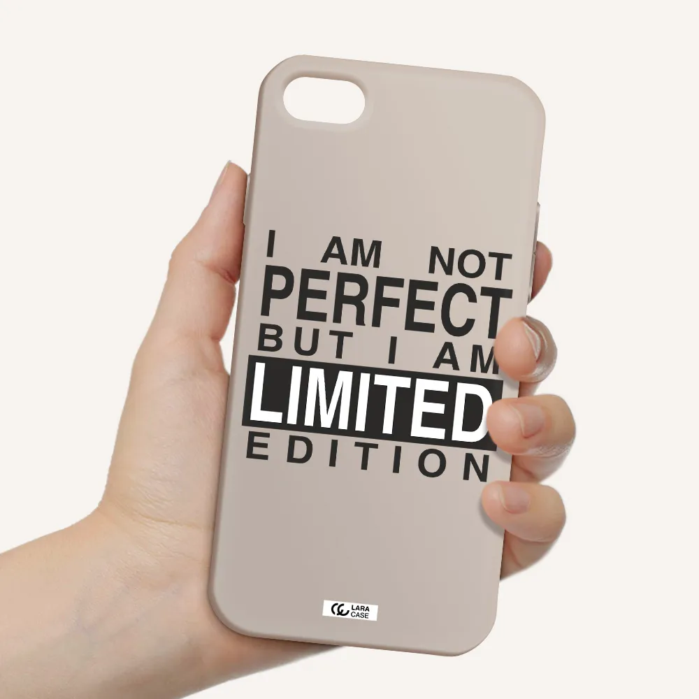 I Am Not Perfect Apple iPhone 8 Silicone Stone Case