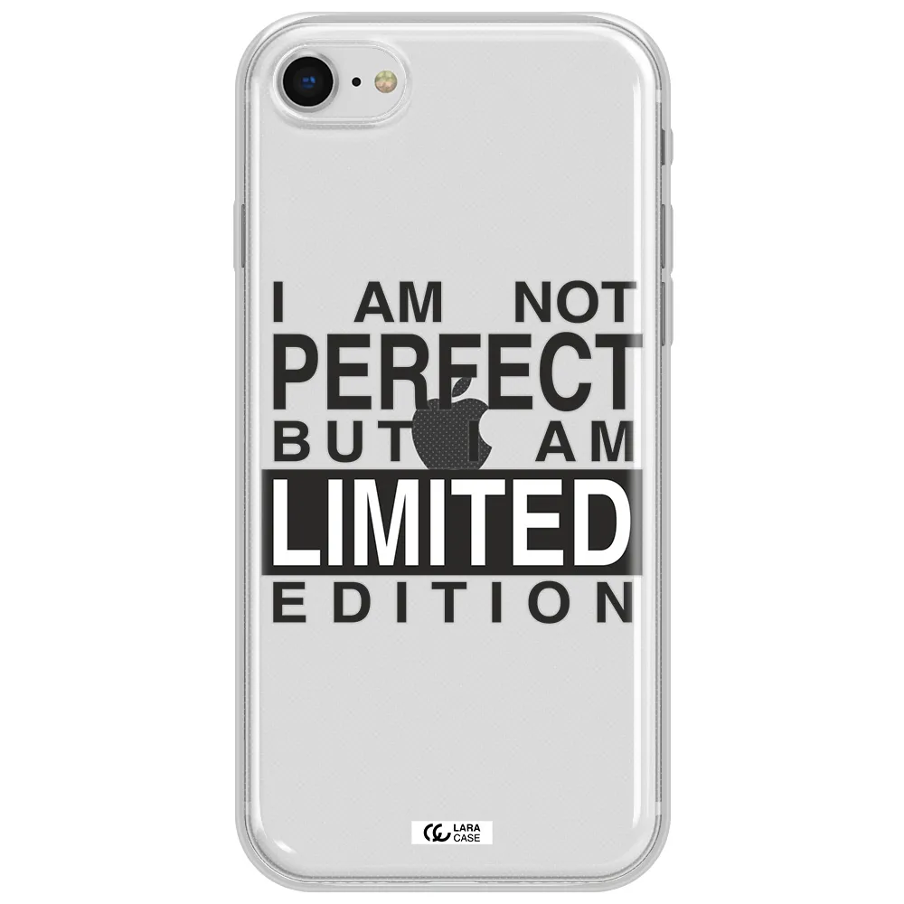 I Am Not Perfect Apple Iphone Se 2020 Clear Tpu Case