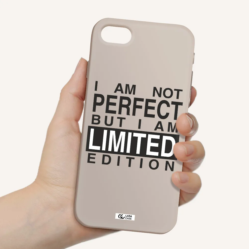 I Am Not Perfect Apple iPhone se 2020 Silicone Stone Case