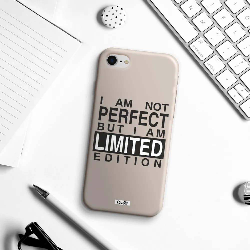 I Am Not Perfect Apple iPhone se 2020 Silicone Stone Case
