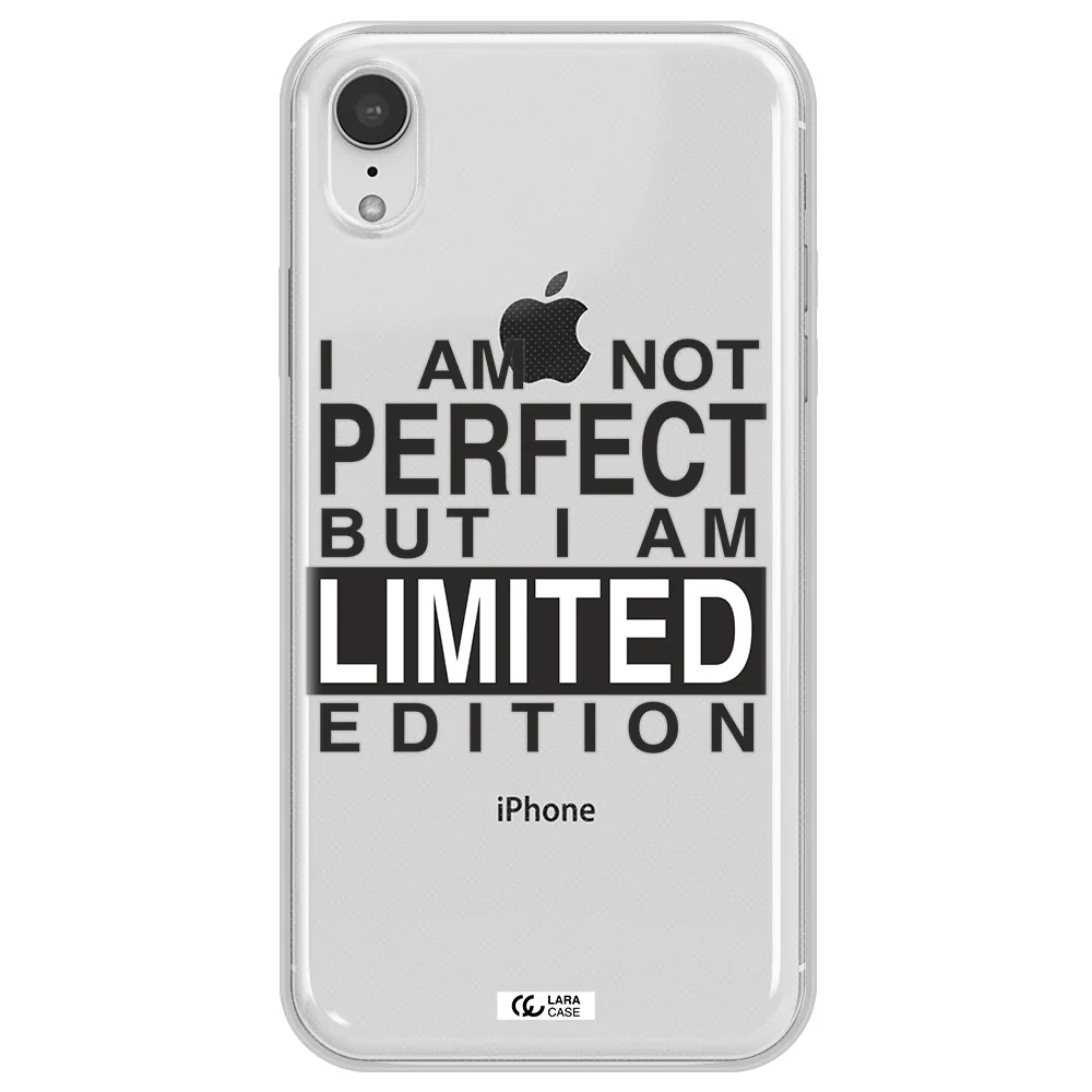 I Am Not Perfect Apple iPhone XR Clear TPU Case