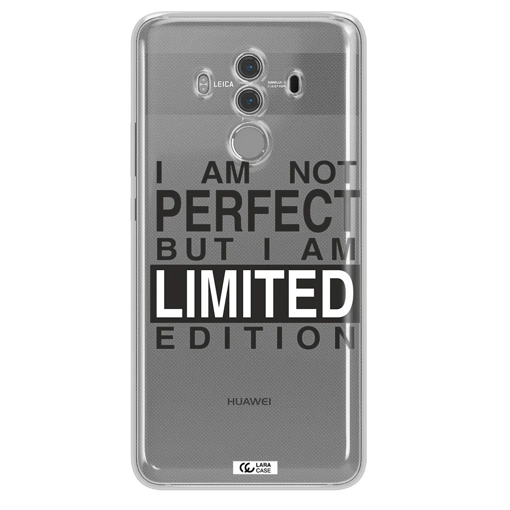 I Am Not Perfect Huawei Mate 10 Pro Clear TPU Case