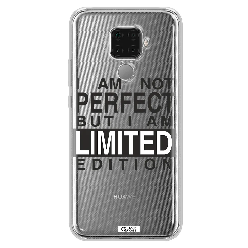 I Am Not Perfect Huawei Mate 30 Lite Clear TPU Case