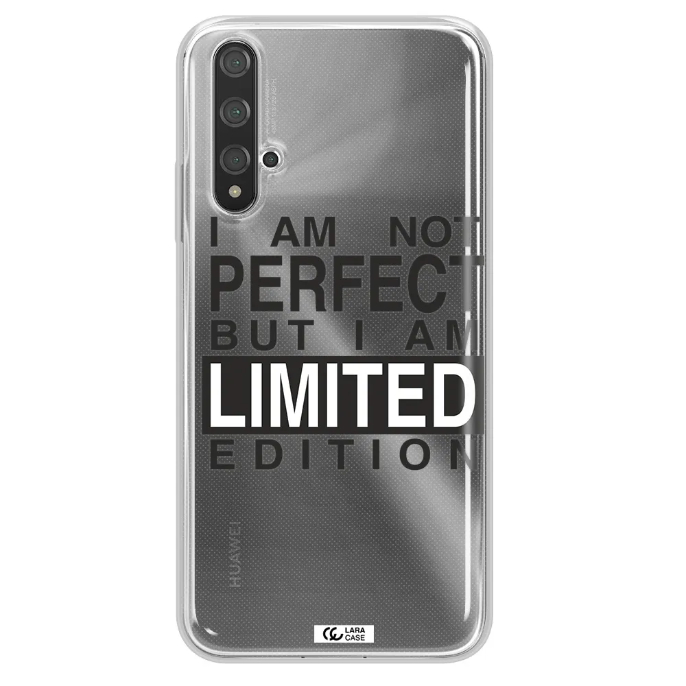 I Am Not Perfect Huawei Nova 5t Clear TPU Case