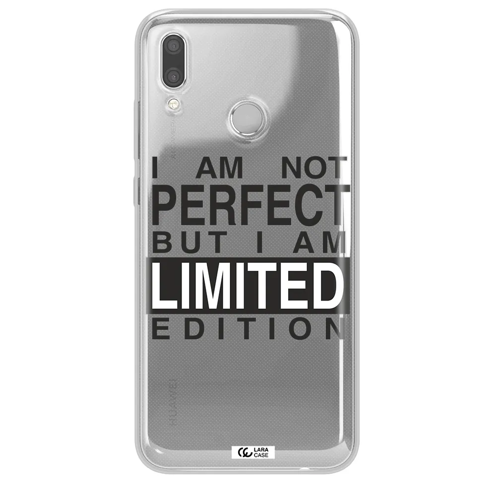 I Am Not Perfect Huawei P Smart 2019 Clear TPU Case