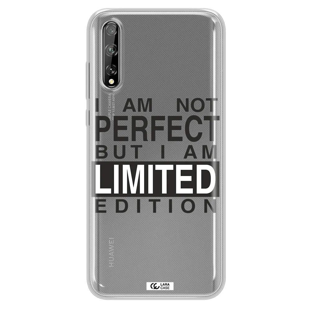 I Am Not Perfect Huawei P Smart S Clear TPU Case