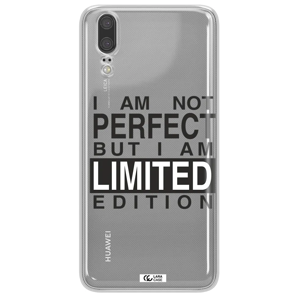 I Am Not Perfect Huawei P20 Clear TPU Case