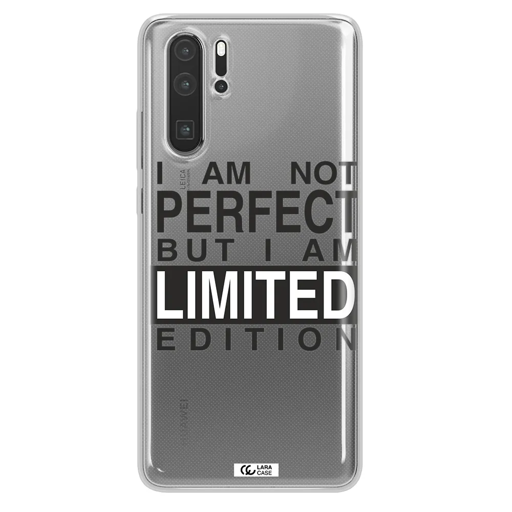 I Am Not Perfect Huawei P30 Pro Clear TPU Case