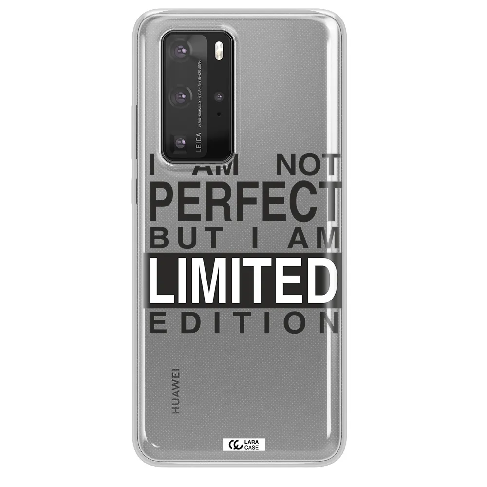 I Am Not Perfect Huawei P40 Pro Clear TPU Case