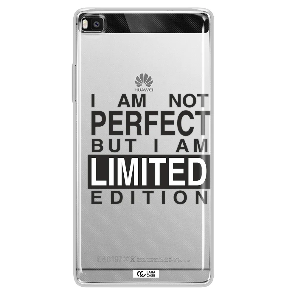 I Am Not Perfect Huawei P8 Clear TPU Case