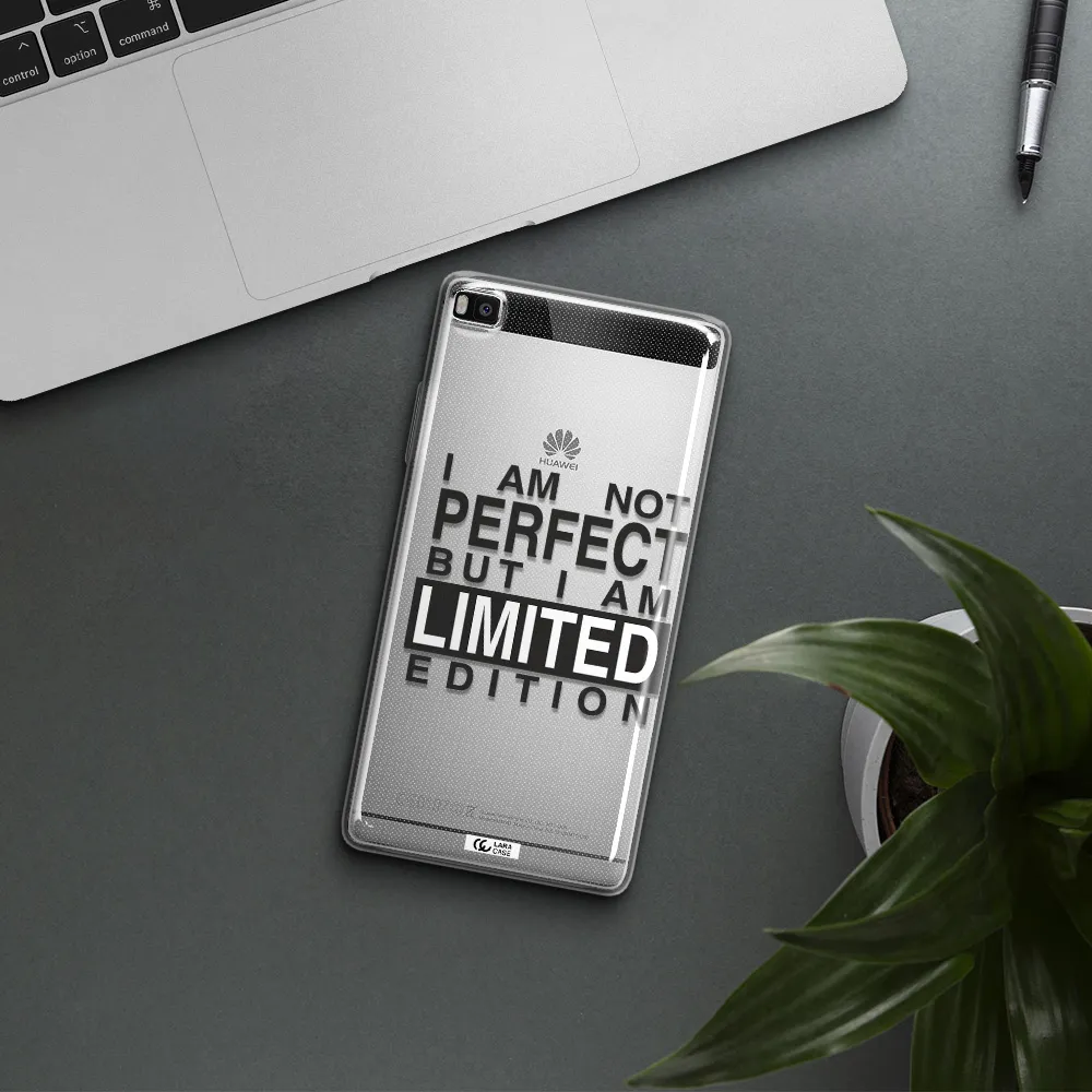 I Am Not Perfect Huawei P8 Clear TPU Case