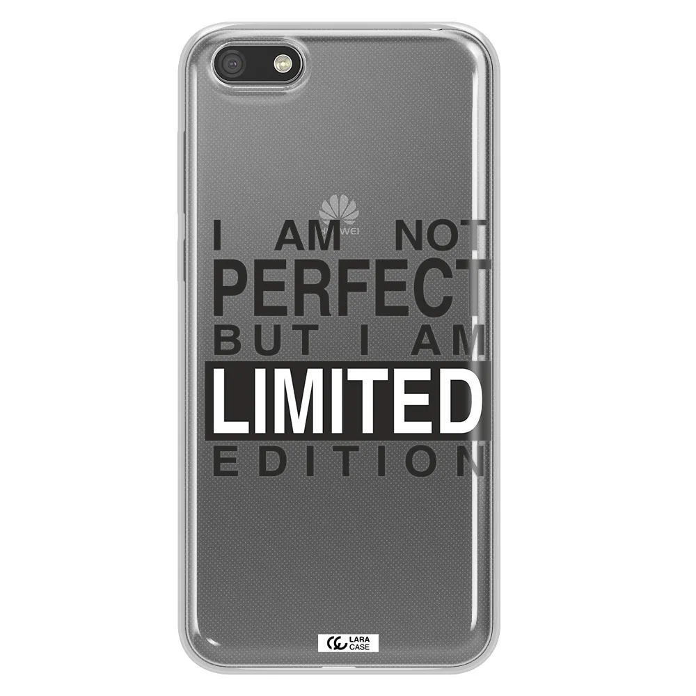 I Am Not Perfect Huawei Y5 2018 Clear TPU Case