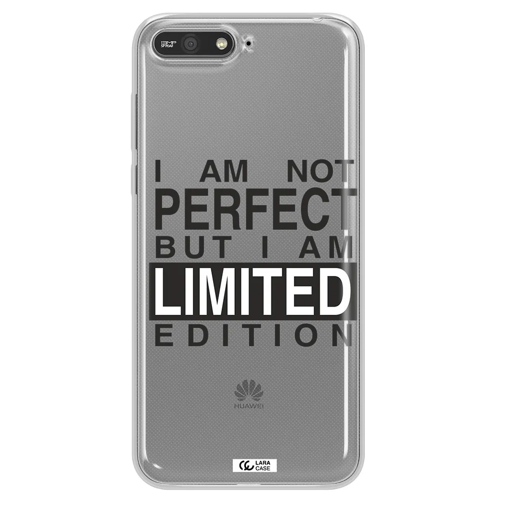 I Am Not Perfect Huawei Y6 2018 Clear TPU Case