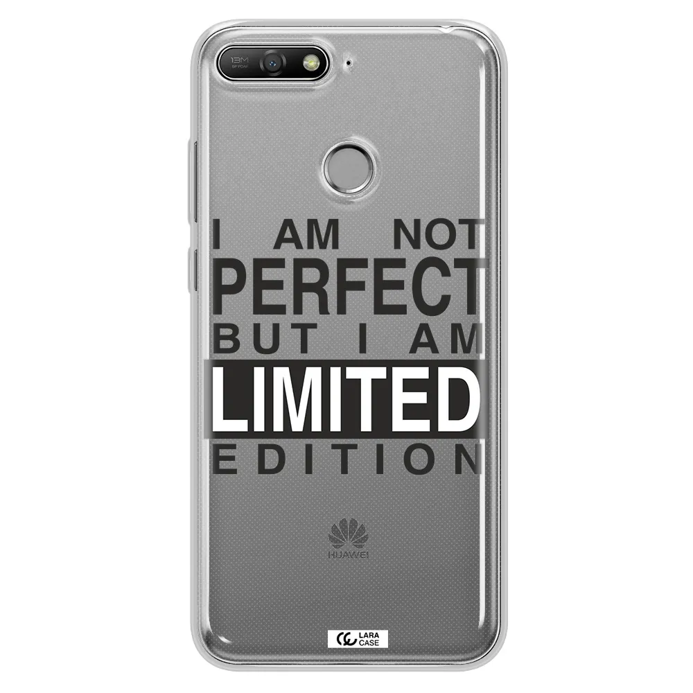 I Am Not Perfect Huawei Y6 Prime 2018 Clear TPU Case