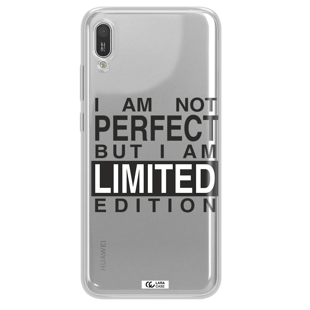 I Am Not Perfect Huawei Y6 Pro 2019 Clear TPU Case