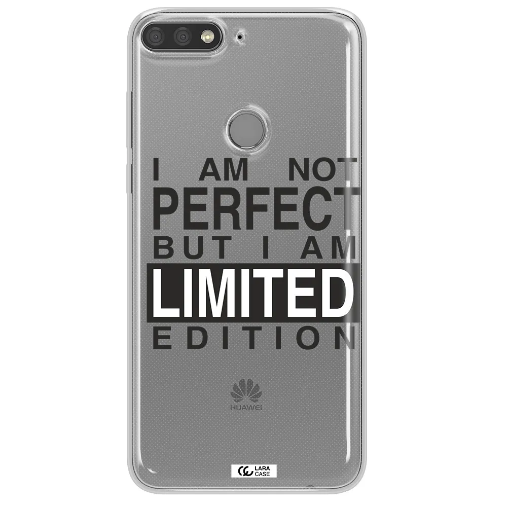 I Am Not Perfect Huawei Y7 Prime 2018 Clear TPU Case