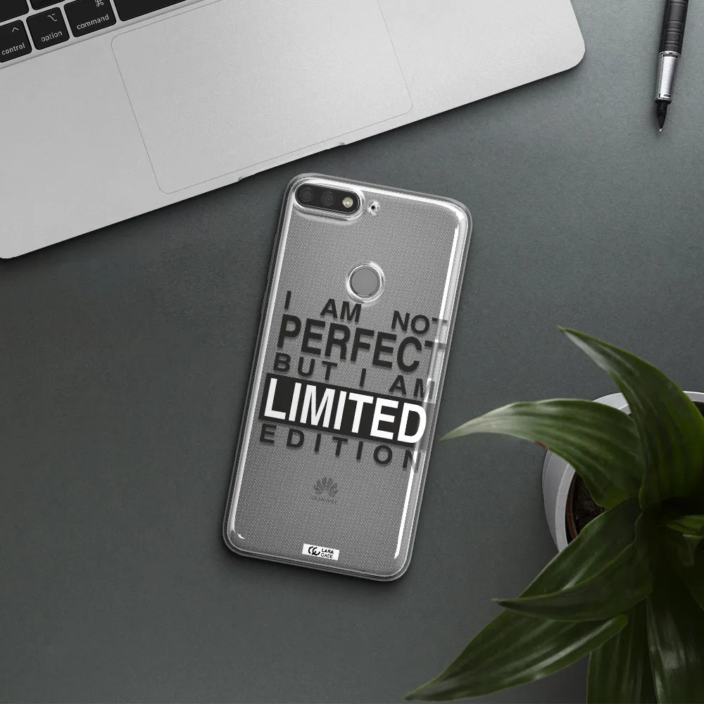 I Am Not Perfect Huawei Y7 Prime 2018 Clear TPU Case