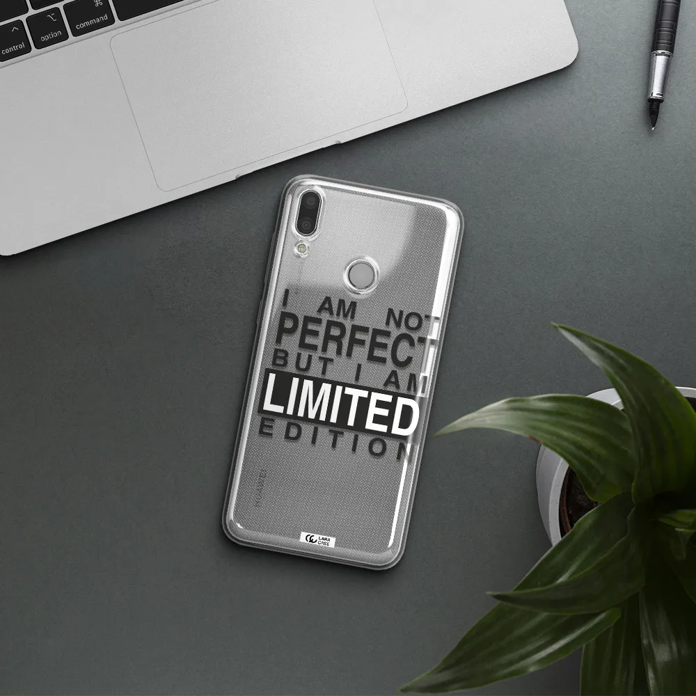 I Am Not Perfect Huawei Y9 2019 Clear TPU Case