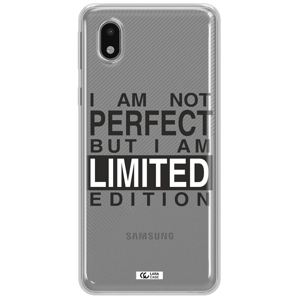 I Am Not Perfect Samsung A01 Core Clear Tpu Case