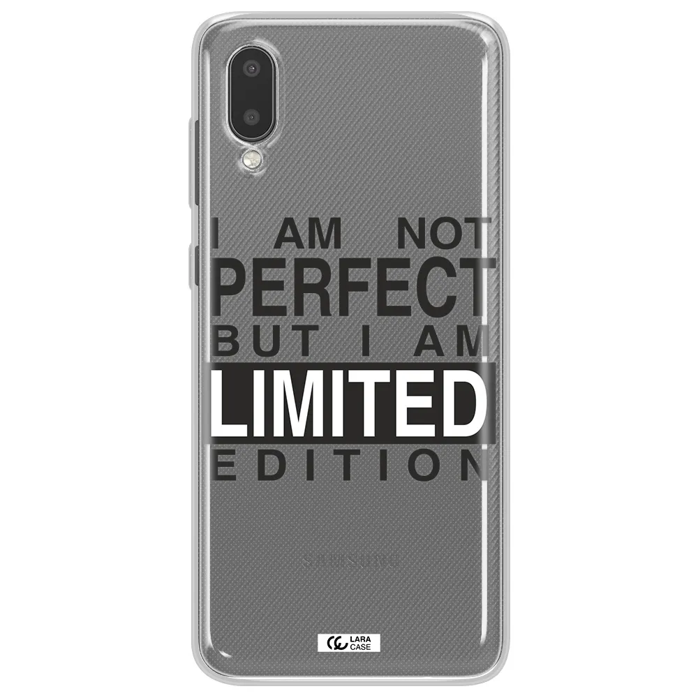 I Am Not Perfect Samsung A02 Clear TPU Case