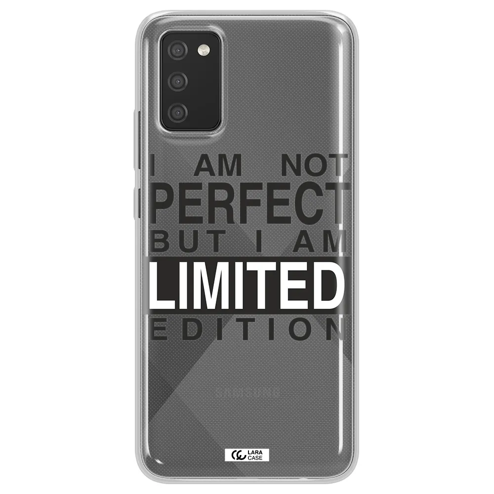 I Am Not Perfect Samsung A02S Clear TPU Case