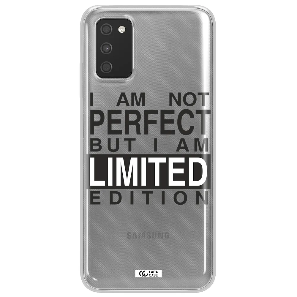 I Am Not Perfect Samsung A03S Clear TPU Case