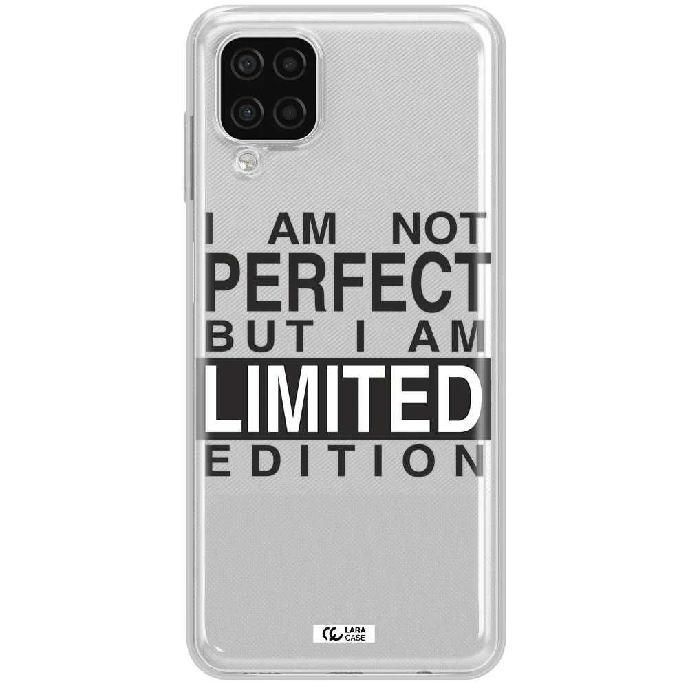 I Am Not Perfect Samsung A12 4g Clear TPU Case
