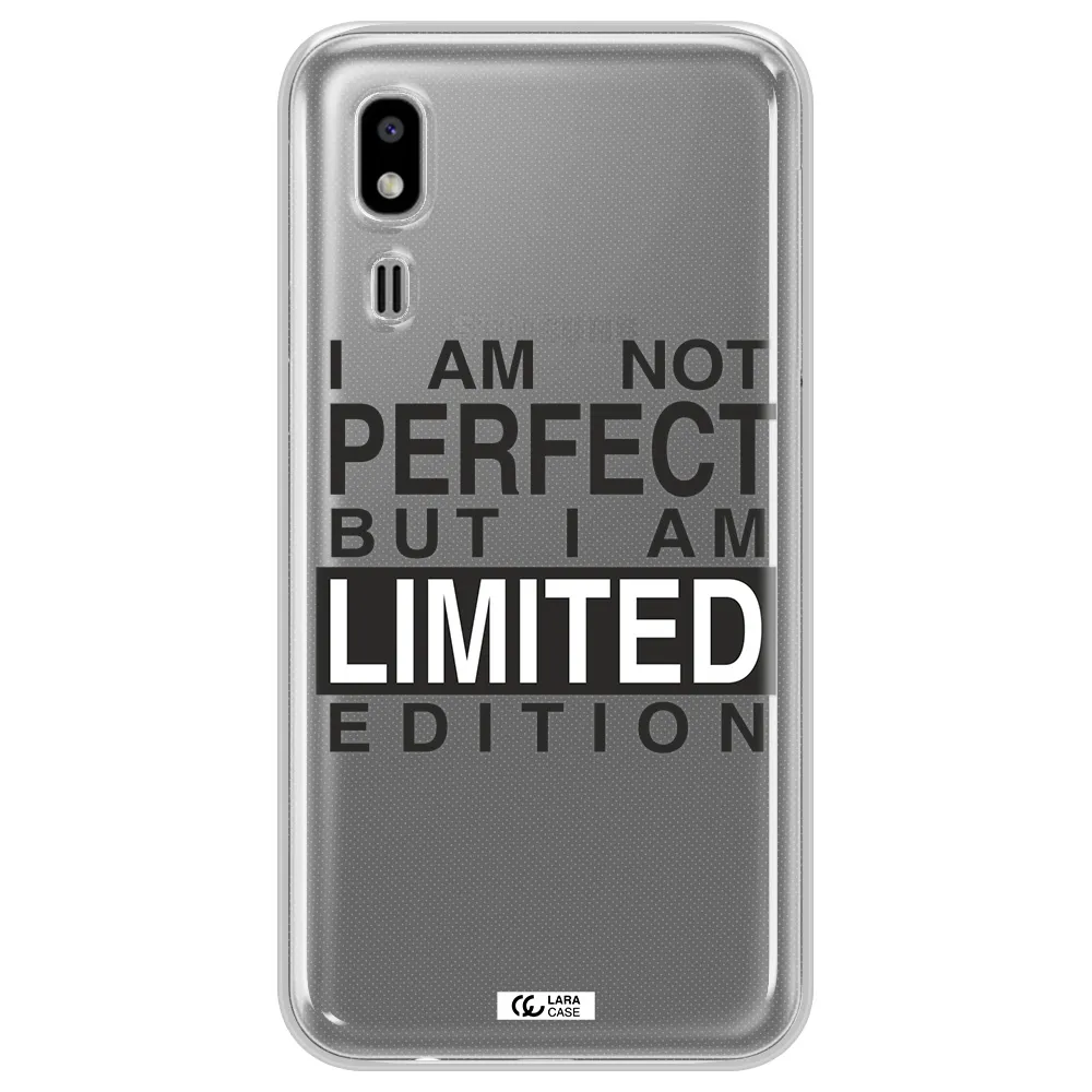 I Am Not Perfect Samsung A2 Core Clear TPU Case