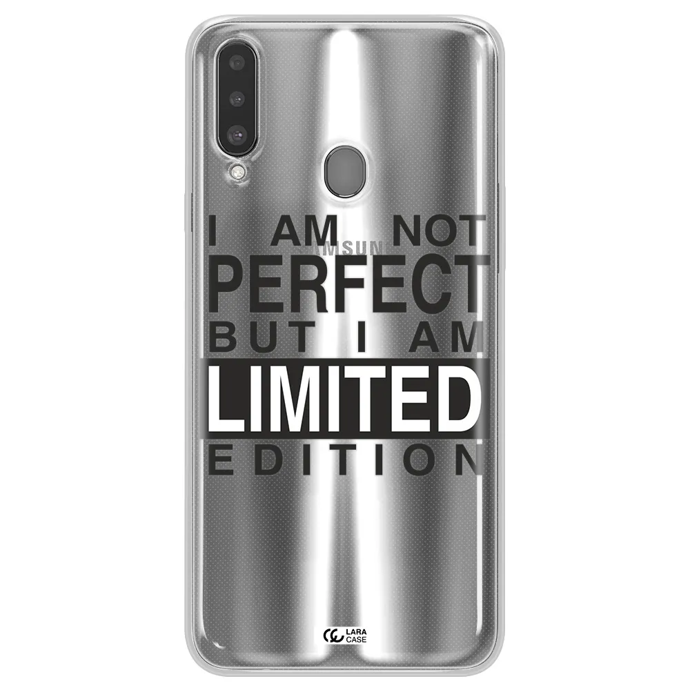 I Am Not Perfect Samsung A20S Clear TPU Case