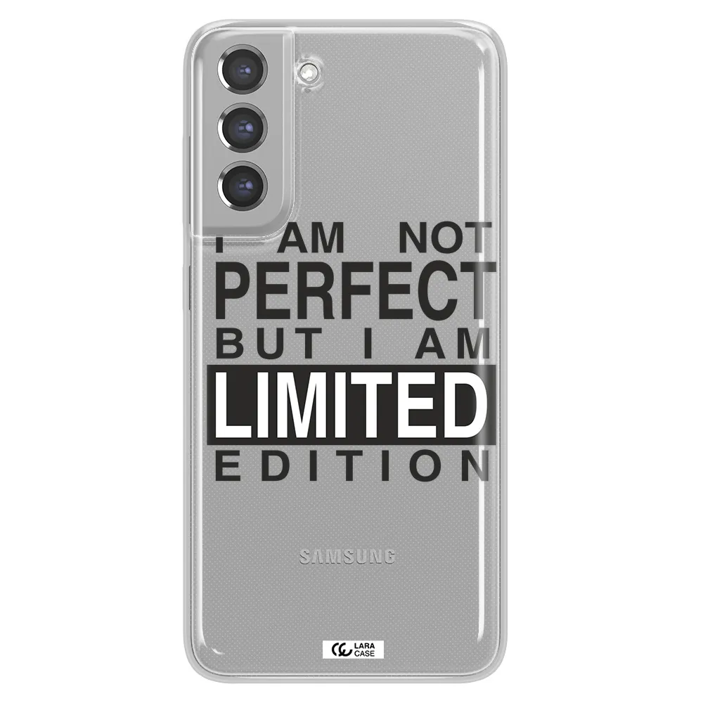 I Am Not Perfect Samsung A21 Fe Clear TPU Case